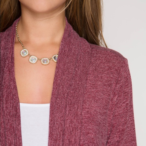 Currant Long Sleeve Open Cardigan - Picture 3 of 3