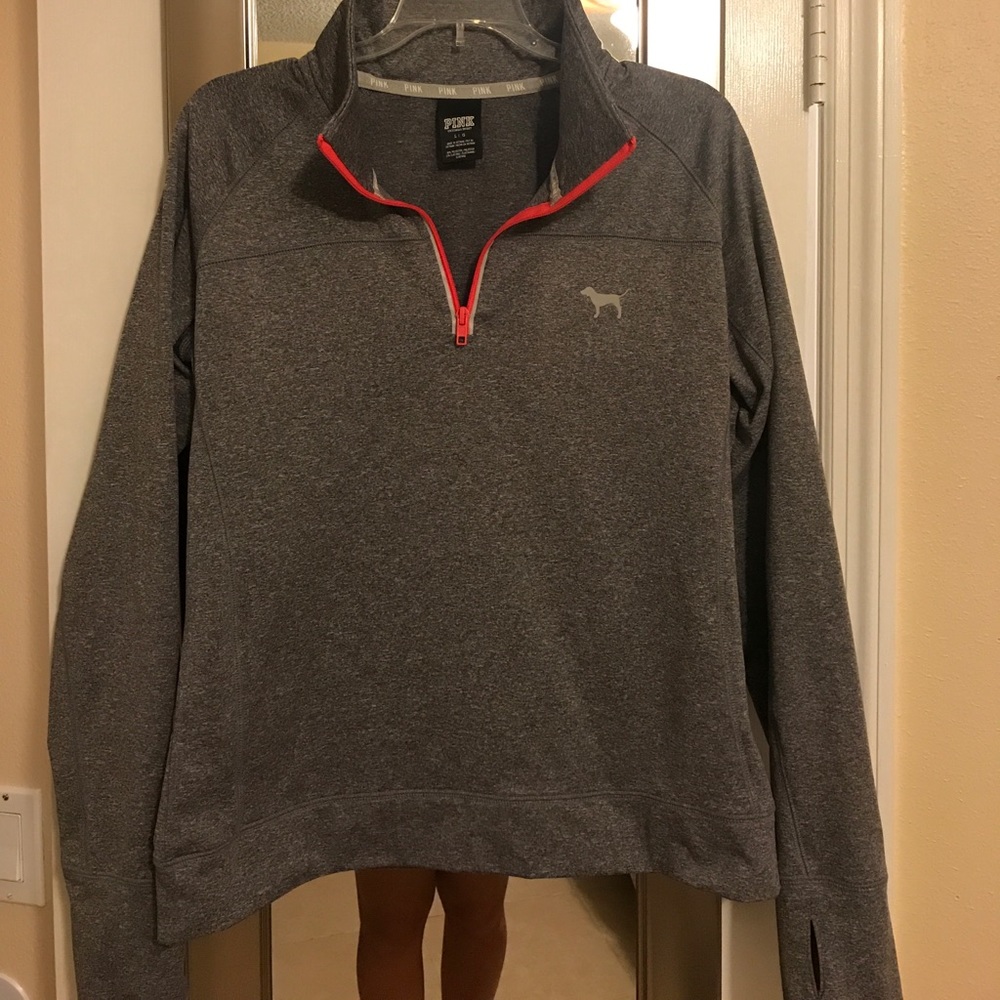 PINK pullover half zip