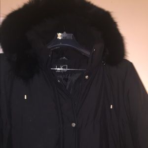 Women’s Down Hooded Long Coat size 3x