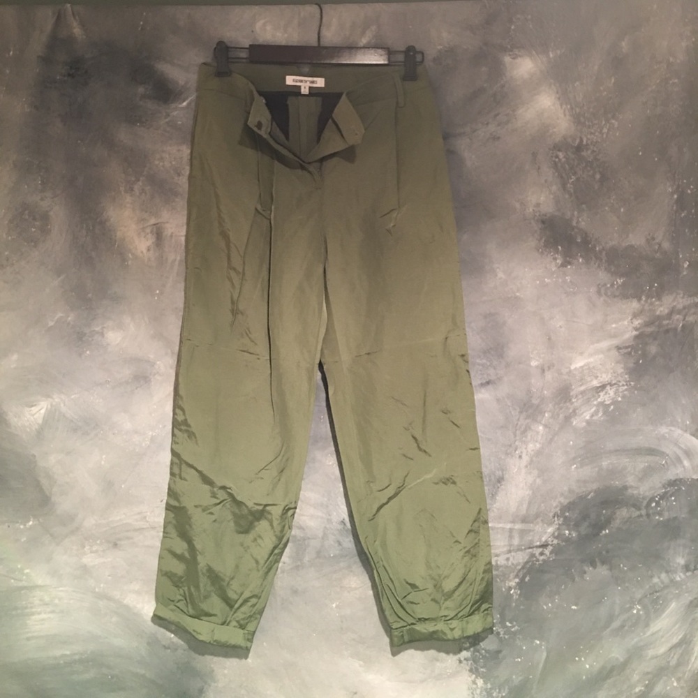 Elizabeth And James olive green pants