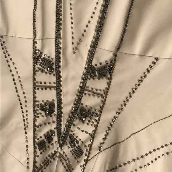 NWOT House of CB Hand Embroidered Strapless Dress - Picture 7 of 8