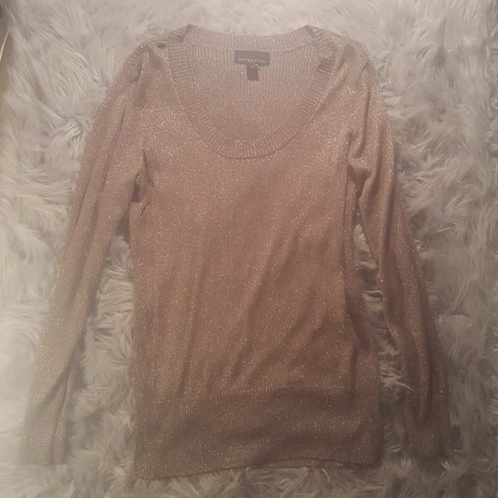 Attention Brown Sweater
