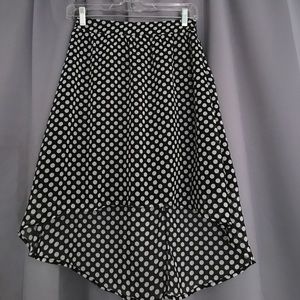 3 for $15! Forever 21 hi-low skirt polka dot