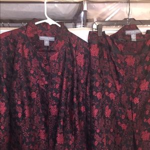 Ladies Fancy Red Suit