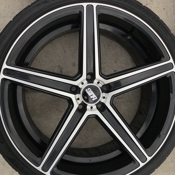 20in” STR 617 - 5 lug , Tires NO GOOD , set of 4 - Picture 2 of 2