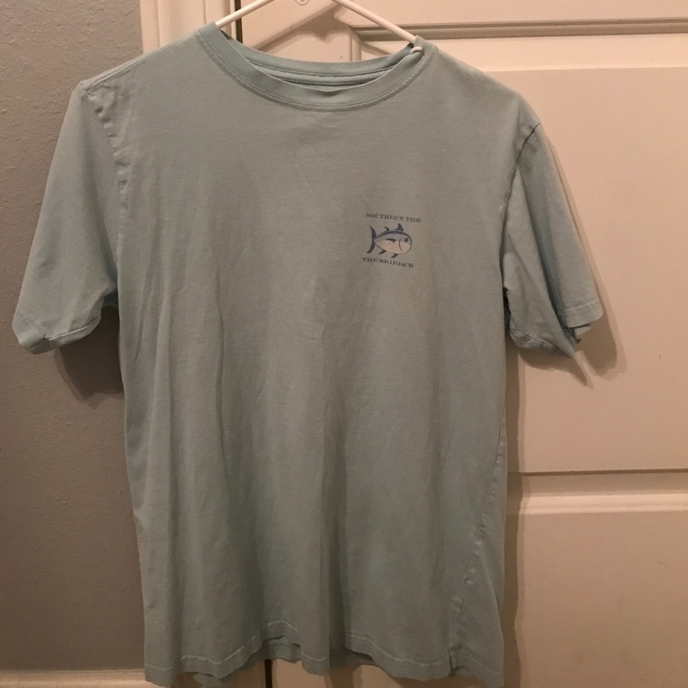 Blue southern tide logo tee