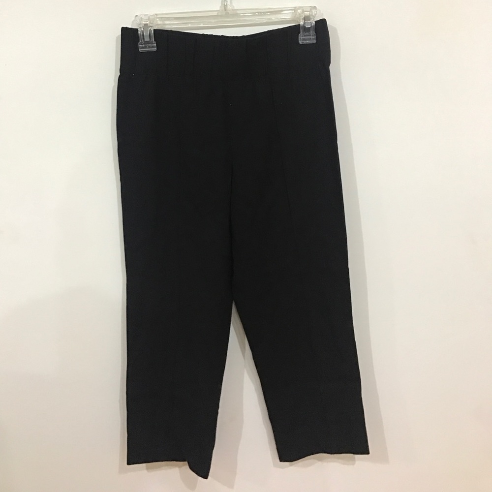 BCBG black crop pants