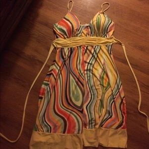 Colorful fun summer dress
