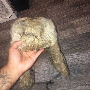 Rabbit fur hat