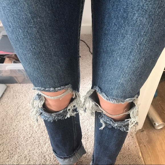 Forever 21 Denim - Forever 21 high waisted holy jeans 😍