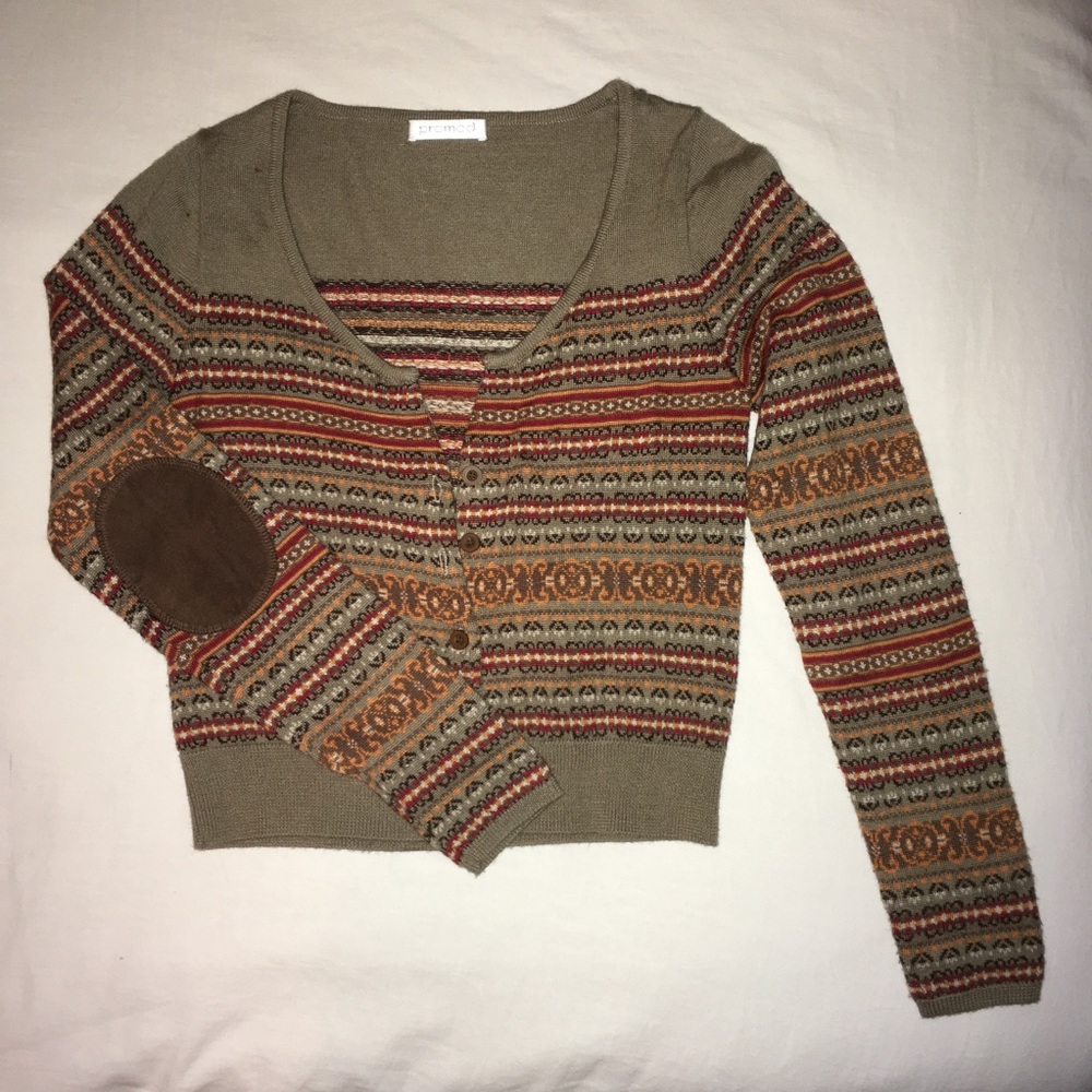 "Promod" French brand cropped sweater