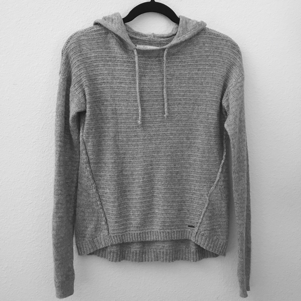 NWOT Abercrombie & Fitch Hooded Knit Sweater