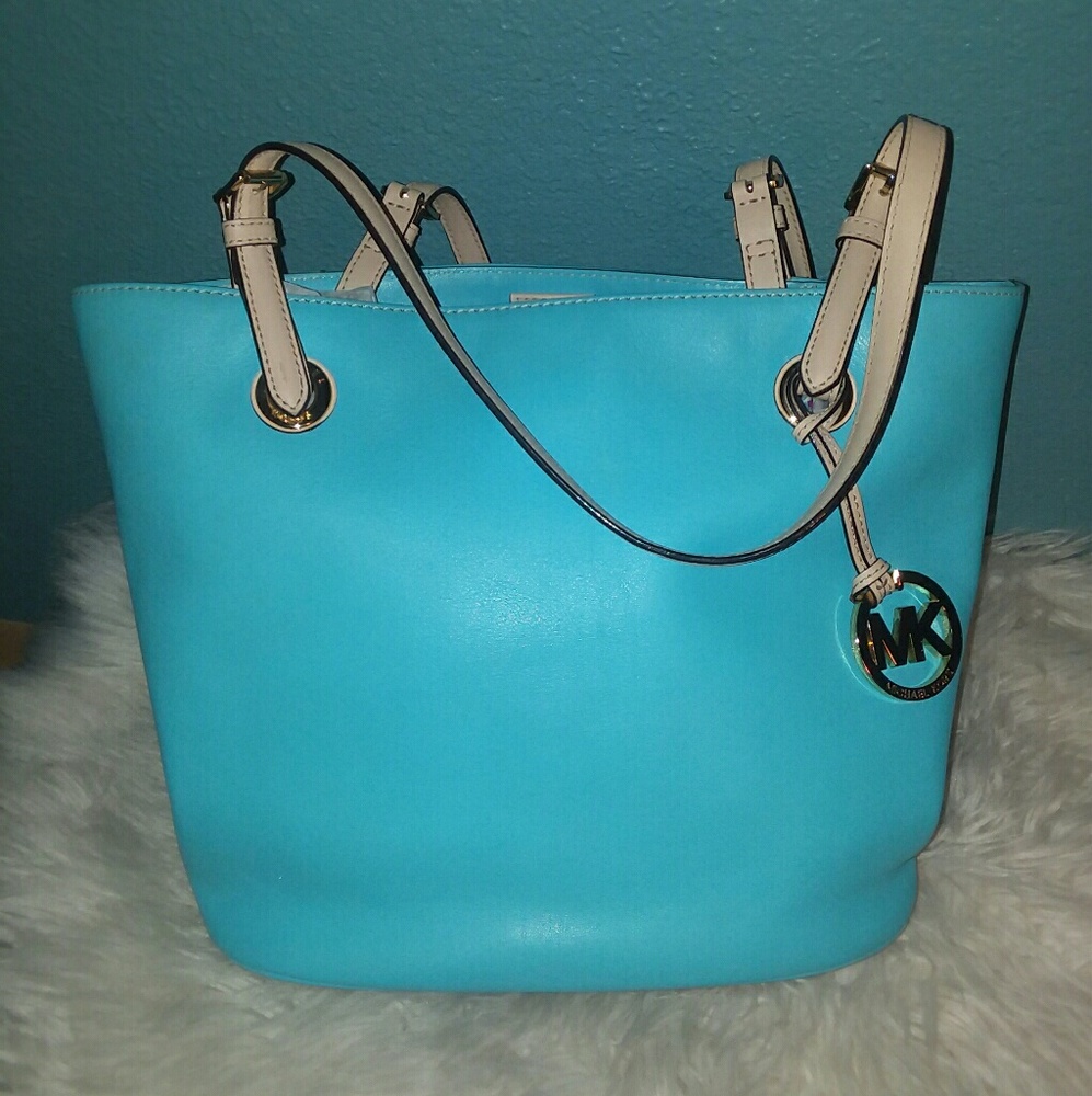 Michael kors blue tote