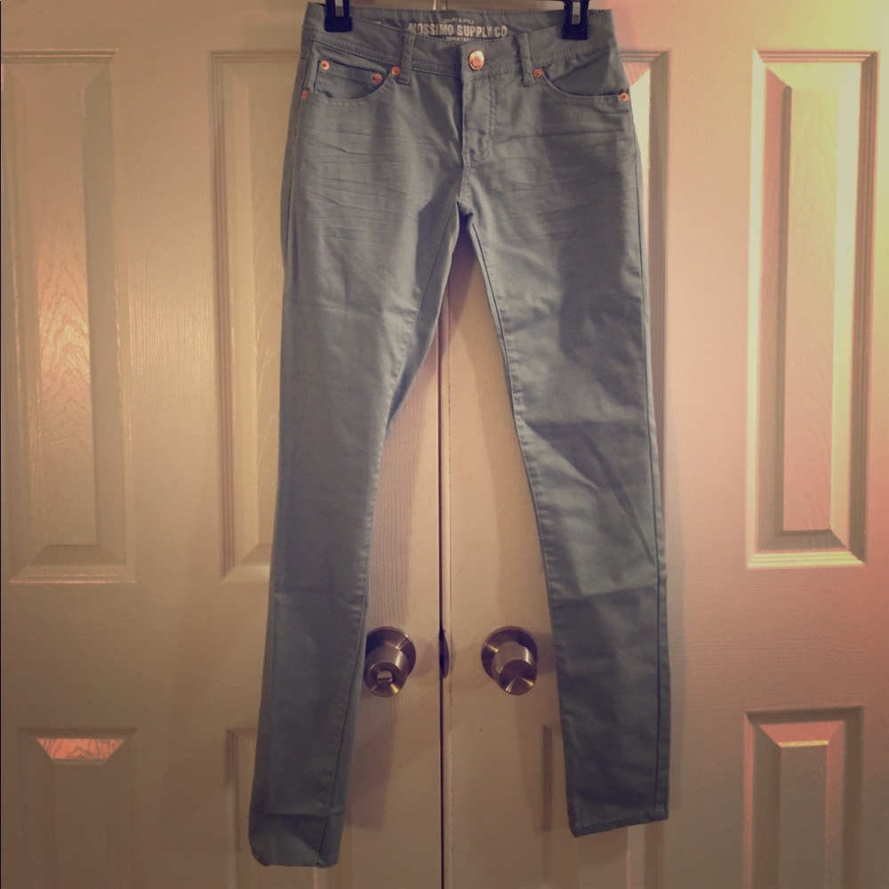 Skinny stretch jeans blue/gray color size 3