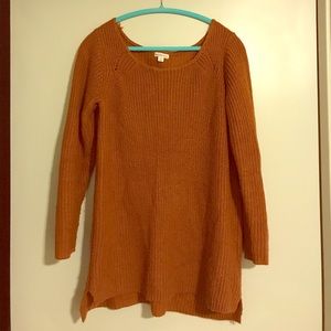 Burnt orange sweater