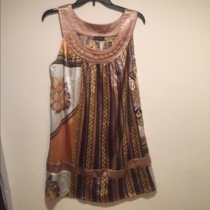 Beaded neck Kaelyn Max dress