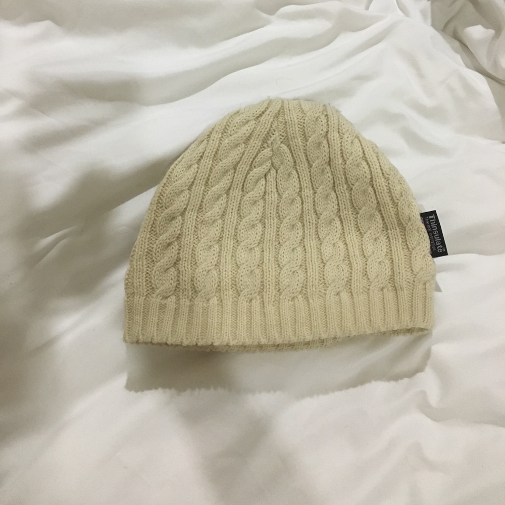 Cable knit hat