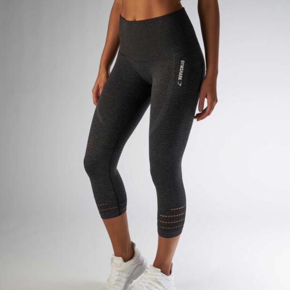 Gymshark High Waist 3/4 Seamless Leggings - S