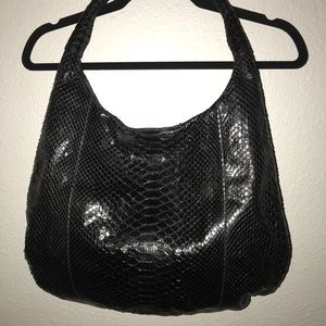 PRICE REDUCED Devi Kroell Black Python Bag