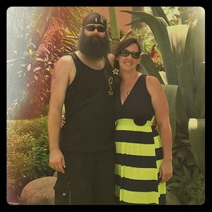 Beautiful Blue & Yellow Dress