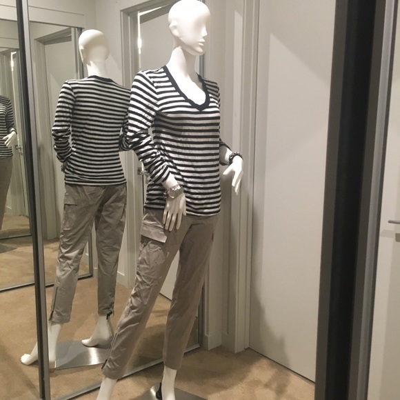 DKNY striped long-sleeved top - Picture 1 of 5