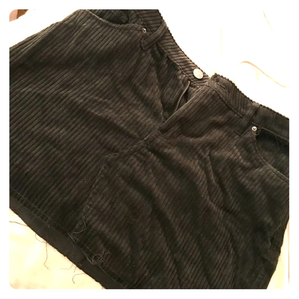 Urban Olive green corduroy urban outfitters skirt