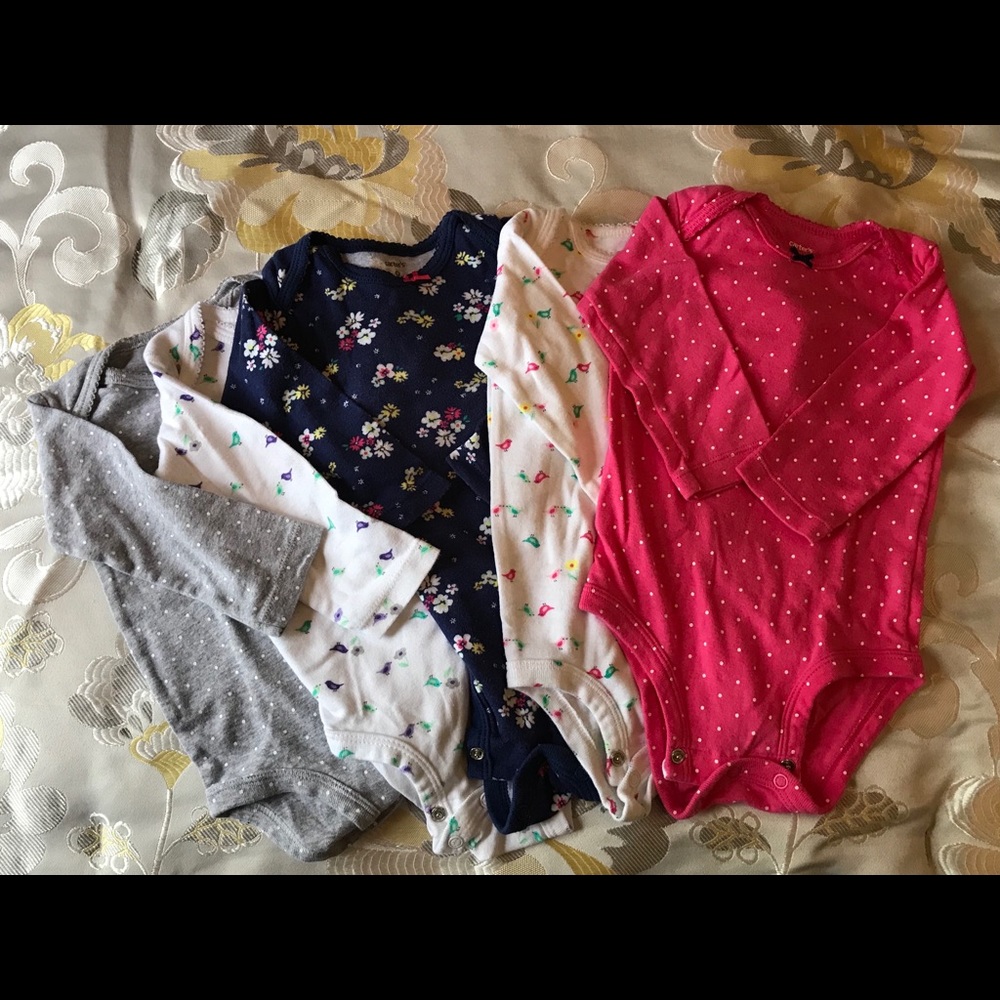 Carter’s Bundle Of Long Sleeves Onesies
