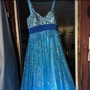 Blue Prom Dress