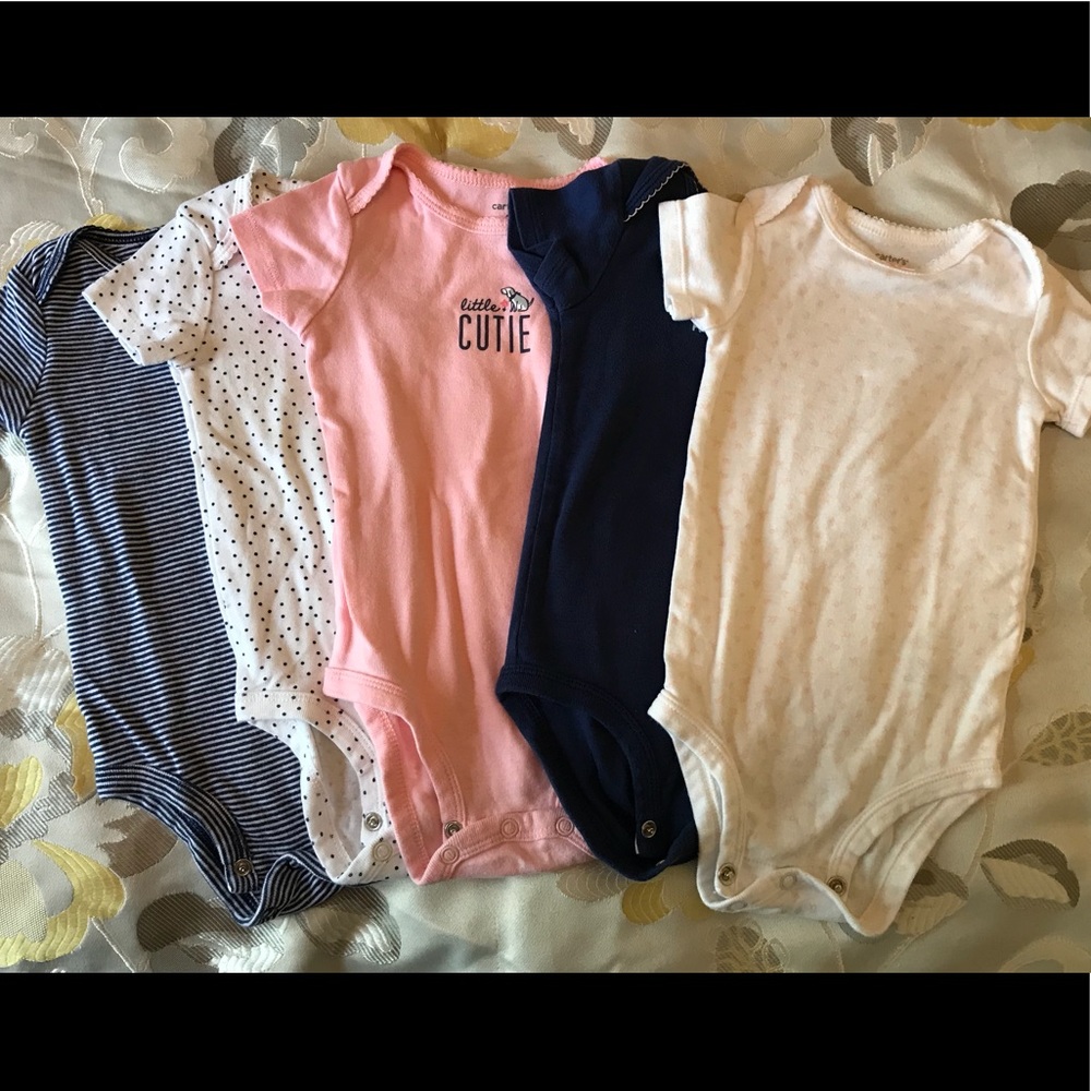 Carter’s Bundle Of Short Sleeves Onesies