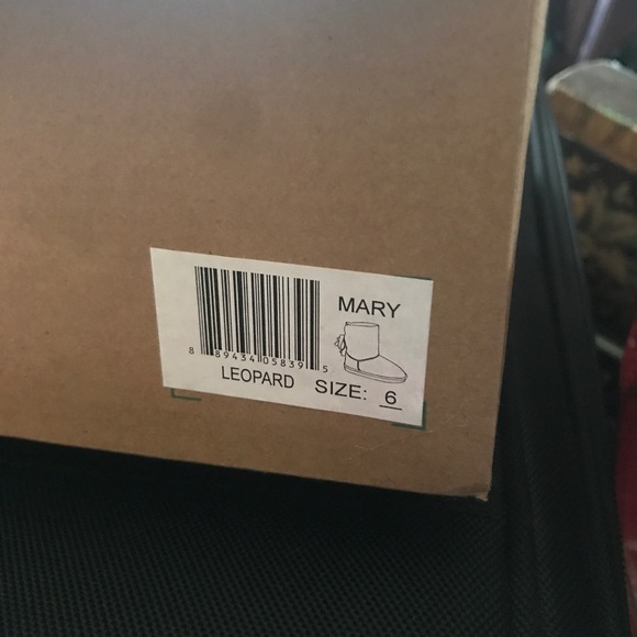 🎀 Leopard print boots w/ ribbons 🎀 - Picture 5 of 5