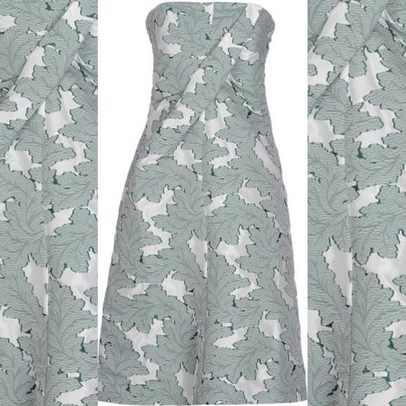 NWOT jill sander structured strapless dress - Picture 2 of 8