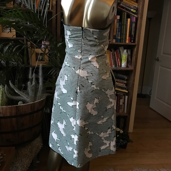 NWOT jill sander structured strapless dress - Picture 3 of 8