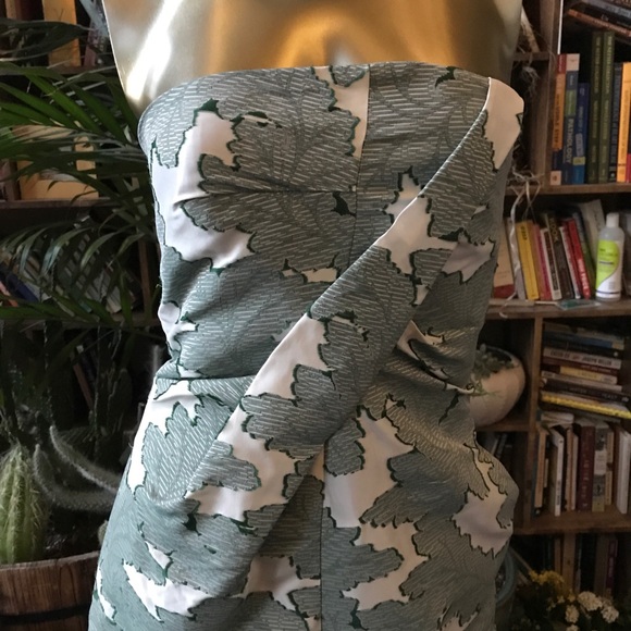 NWOT jill sander structured strapless dress - Picture 4 of 8