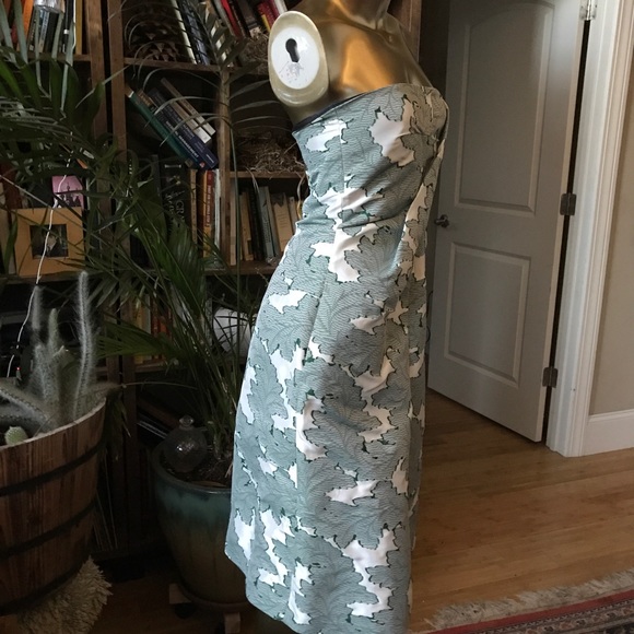 NWOT jill sander structured strapless dress - Picture 6 of 8