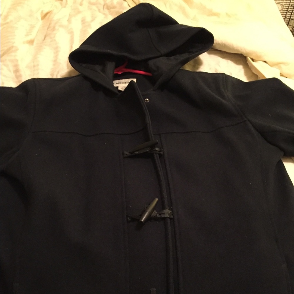 Wool mid-length peacoat