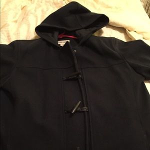 Wool mid-length peacoat