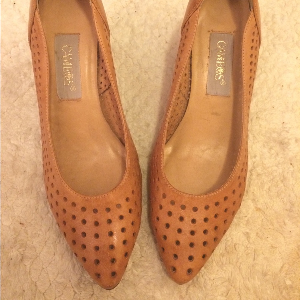 Vintage High Heels - Leather Upper - Sz 8