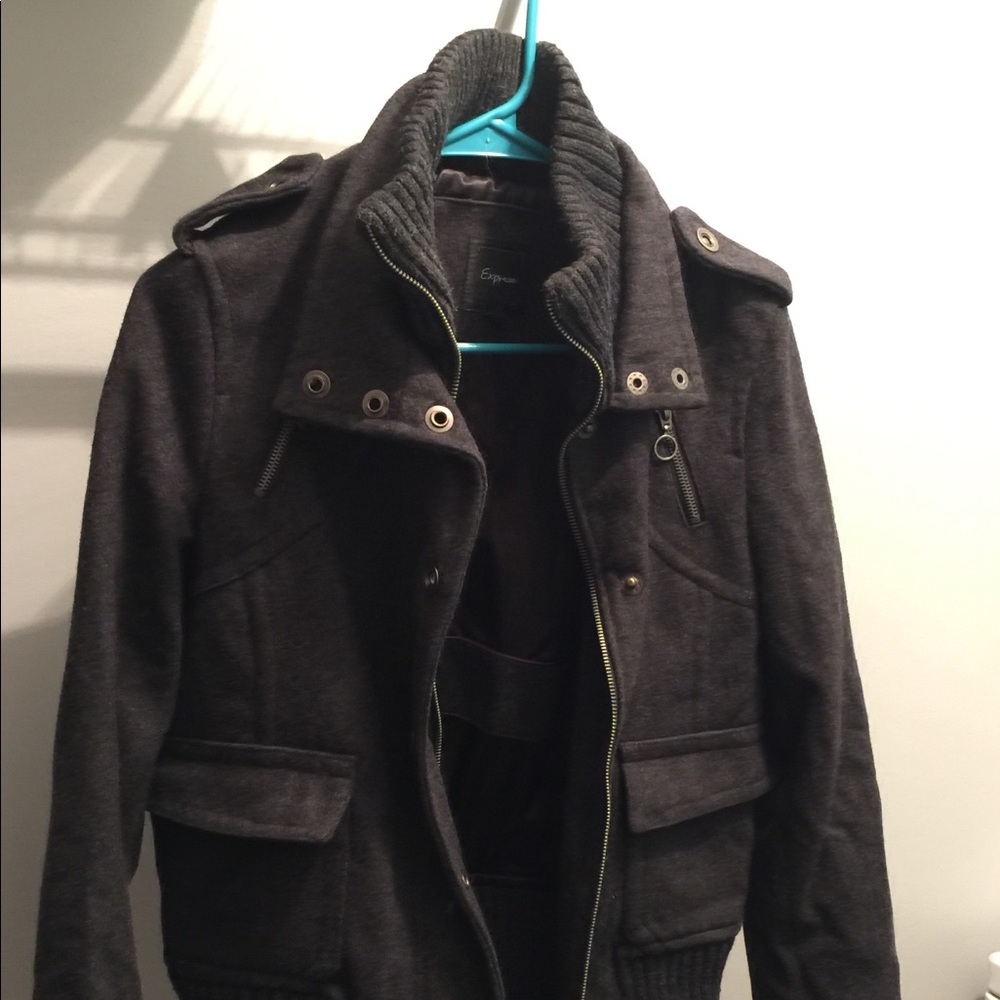 Express Wool Bomber Jacket