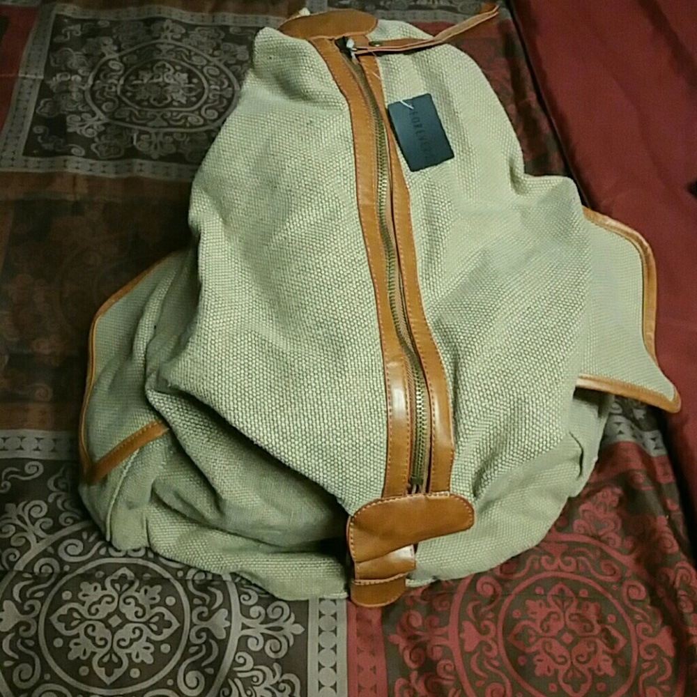 Forever 21 Backpack unstructed
