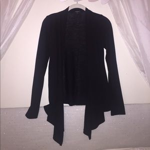 Black draping cardigan