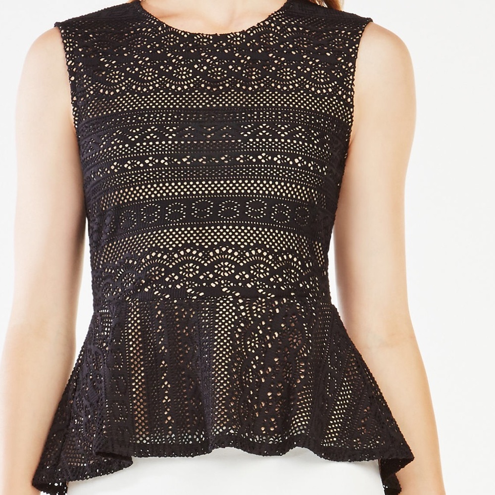 BCBG “Vicktoria” peplum top