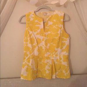 Size 6 summer cotton peplum blouse from the Gap!