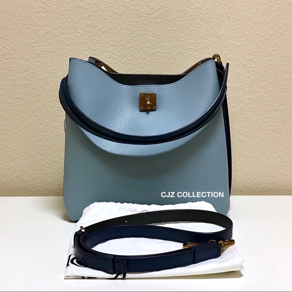 NEW MCM Milla Hobo in Sky Blue