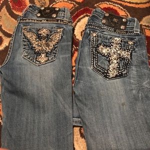 Girls size 12 Miss Me jeans!
