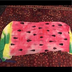 Watermelon scarf