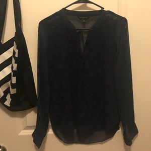 Banana republic royal blue blouse