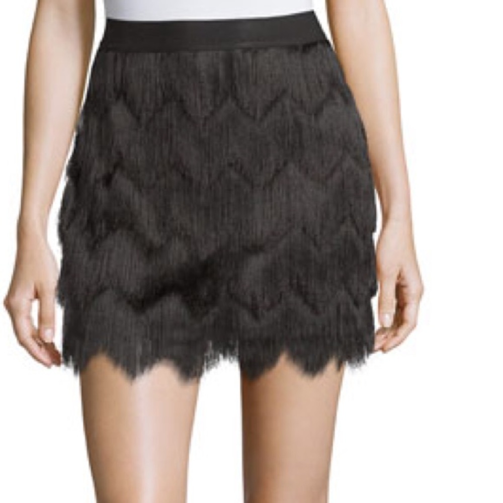 BCBG faux fur skirt! 💕