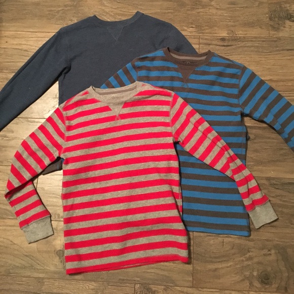 Faded Glory Other - Bundle of Boys knit long sleeve shirts larges