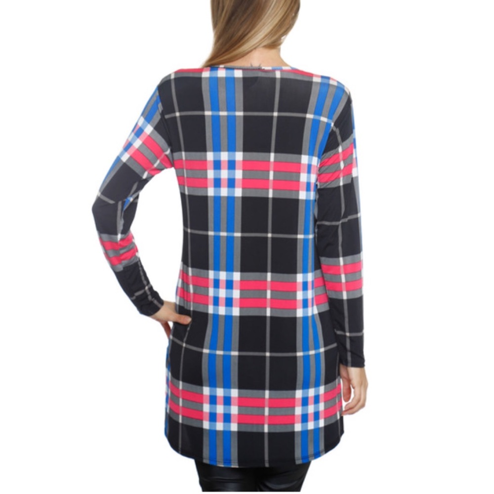 🌴PLAID TUNIC 🍍 - Picture 2 of 4
