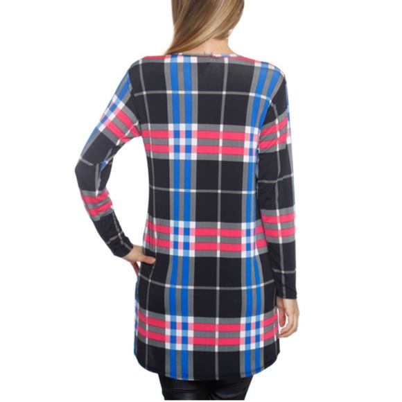 🌴PLAID TUNIC 🍍 - Picture 2 of 4